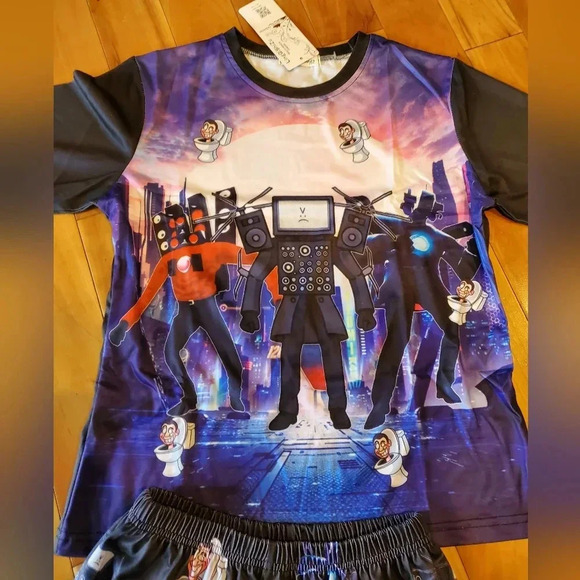 Skibidi Toilet Pajamas Set - Picture 2 of 9